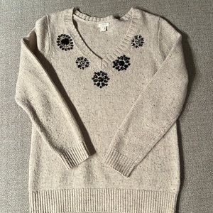 Embellished sweater